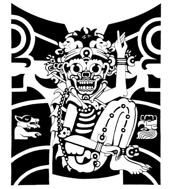 Coloring page: Aztec Mythology (Gods and Goddesses) #111713 - Free Printable Coloring Pages