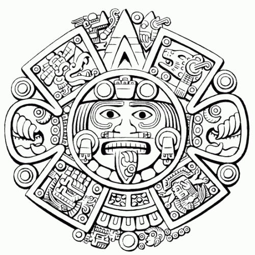 Coloring page: Aztec Mythology (Gods and Goddesses) #111714 - Free Printable Coloring Pages