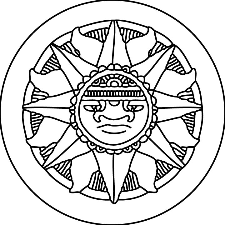 Coloring page: Aztec Mythology (Gods and Goddesses) #111751 - Free Printable Coloring Pages