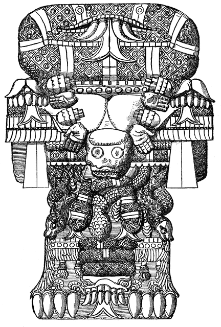 Coloring page: Aztec Mythology (Gods and Goddesses) #111779 - Free Printable Coloring Pages