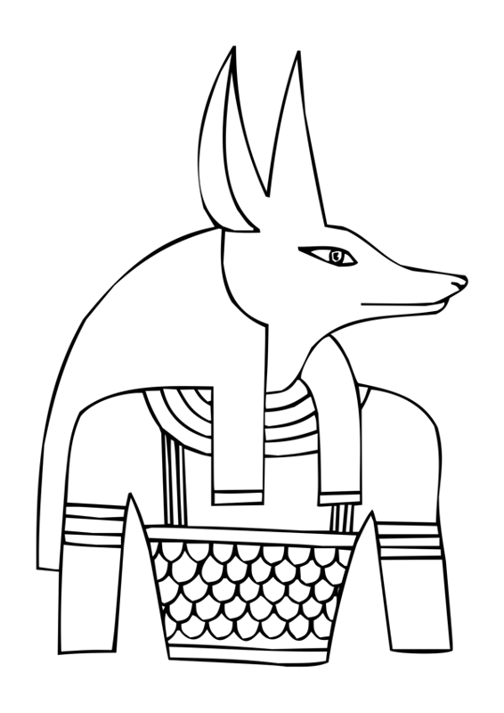 Coloring page: Egyptian Mythology (Gods and Goddesses) #111148 - Free Printable Coloring Pages