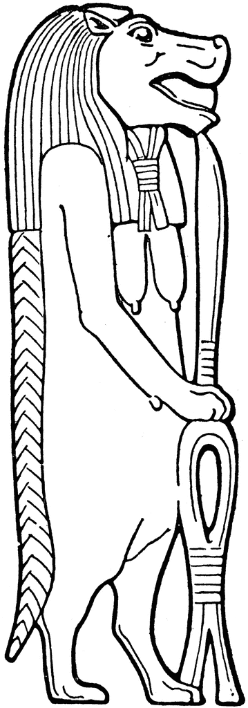 Coloring page: Egyptian Mythology (Gods and Goddesses) #111198 - Free Printable Coloring Pages