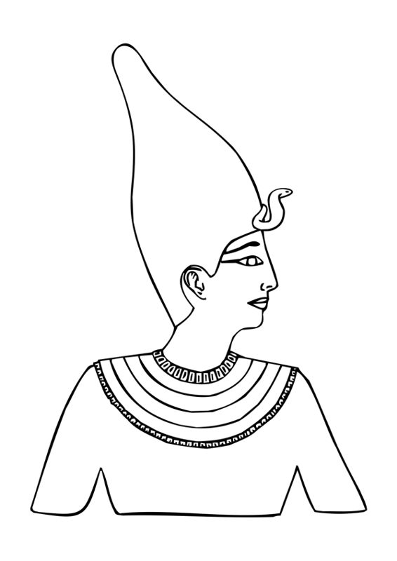 Coloring page: Egyptian Mythology (Gods and Goddesses) #111199 - Free Printable Coloring Pages