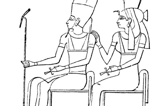 Coloring page: Egyptian Mythology (Gods and Goddesses) #111223 - Printable coloring pages