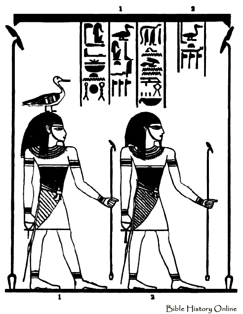 Coloring page: Egyptian Mythology (Gods and Goddesses) #111235 - Free Printable Coloring Pages