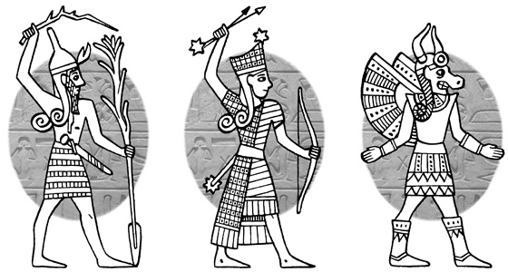 Coloring page: Egyptian Mythology (Gods and Goddesses) #111285 - Printable coloring pages