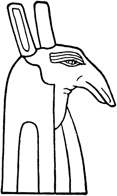 Coloring page: Egyptian Mythology (Gods and Goddesses) #111299 - Free Printable Coloring Pages