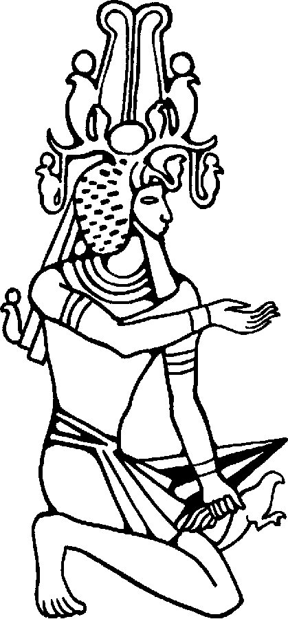 Coloring page: Egyptian Mythology (Gods and Goddesses) #111332 - Printable coloring pages