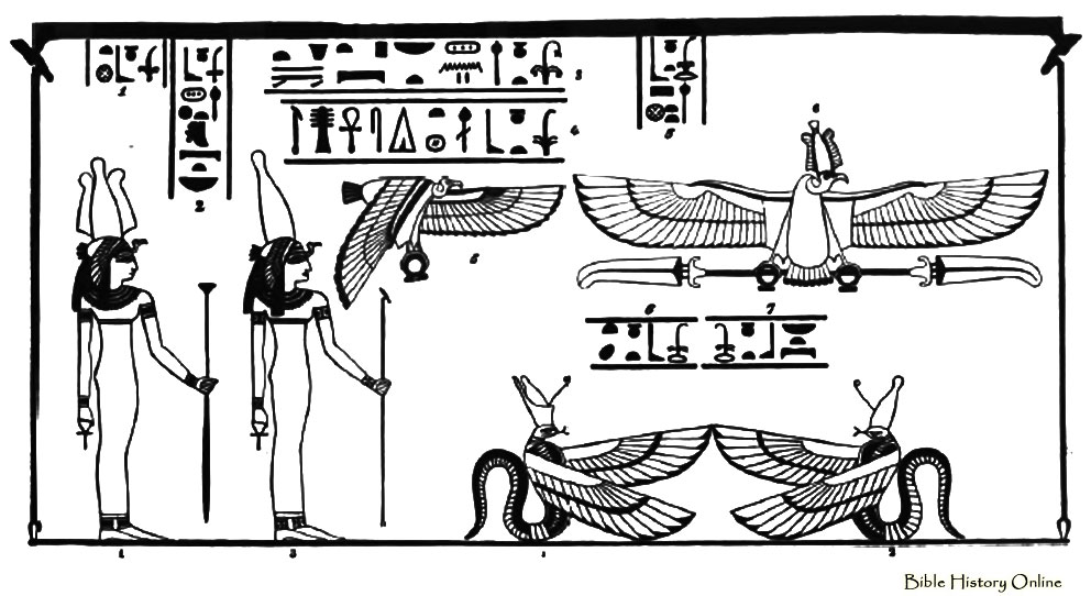 Coloring page: Egyptian Mythology (Gods and Goddesses) #111335 - Free Printable Coloring Pages