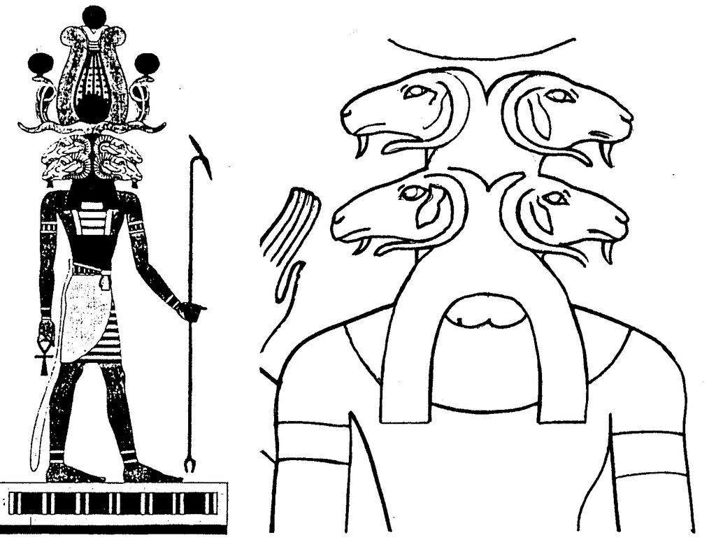 Coloring page: Egyptian Mythology (Gods and Goddesses) #111459 - Free Printable Coloring Pages