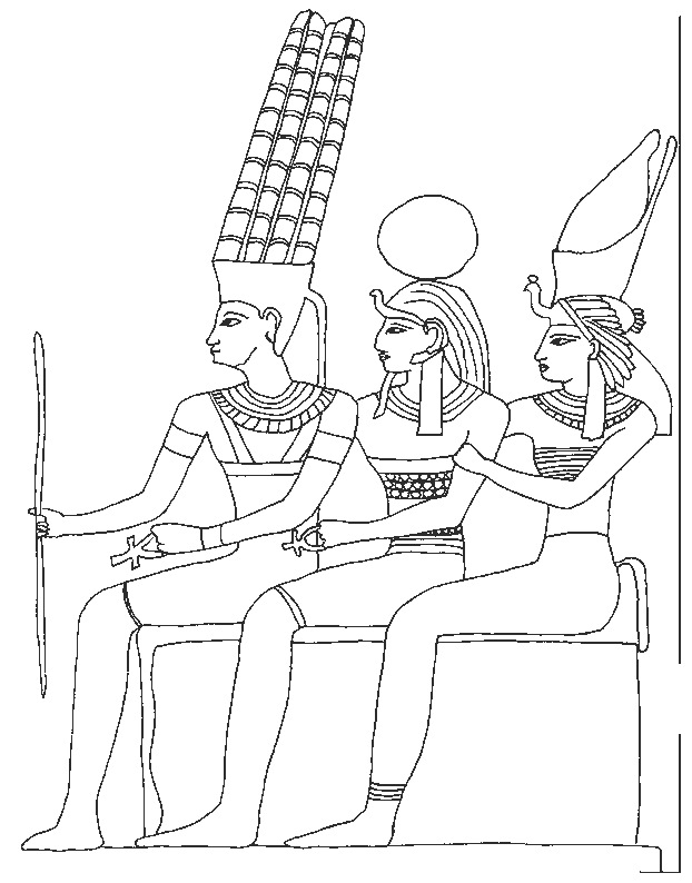 Coloring page: Egyptian Mythology (Gods and Goddesses) #111463 - Free Printable Coloring Pages