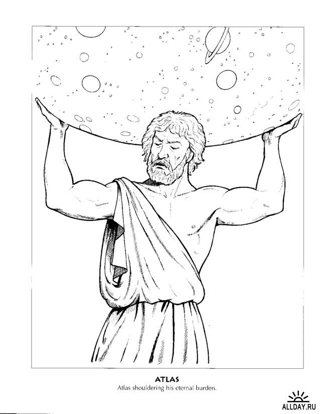 Coloring page: Greek Mythology (Gods and Goddesses) #109639 - Free Printable Coloring Pages