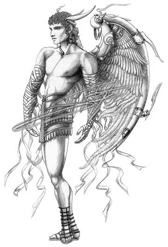 Coloring page: Greek Mythology (Gods and Goddesses) #109646 - Free Printable Coloring Pages