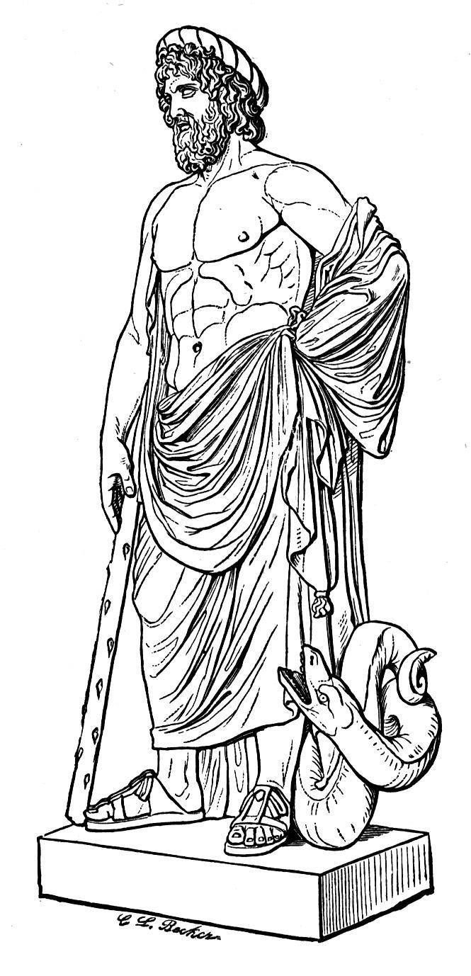 Coloring page: Greek Mythology (Gods and Goddesses) #109649 - Free Printable Coloring Pages