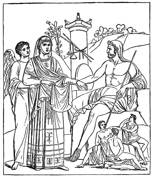 Coloring page: Greek Mythology (Gods and Goddesses) #109690 - Free Printable Coloring Pages