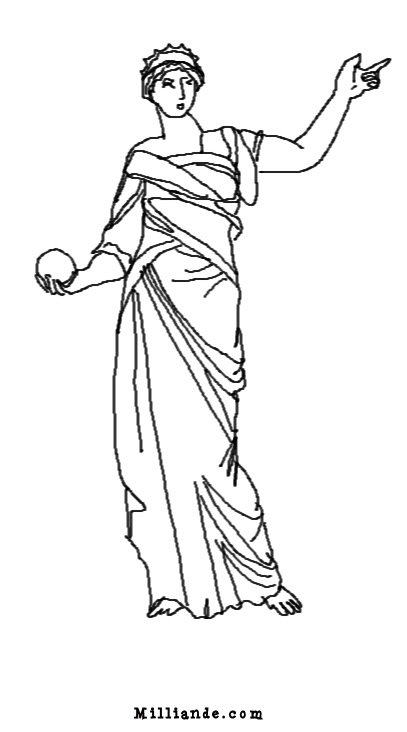 Coloring page: Greek Mythology (Gods and Goddesses) #109719 - Free Printable Coloring Pages