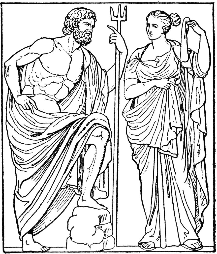Coloring page: Greek Mythology (Gods and Goddesses) #109772 - Printable coloring pages
