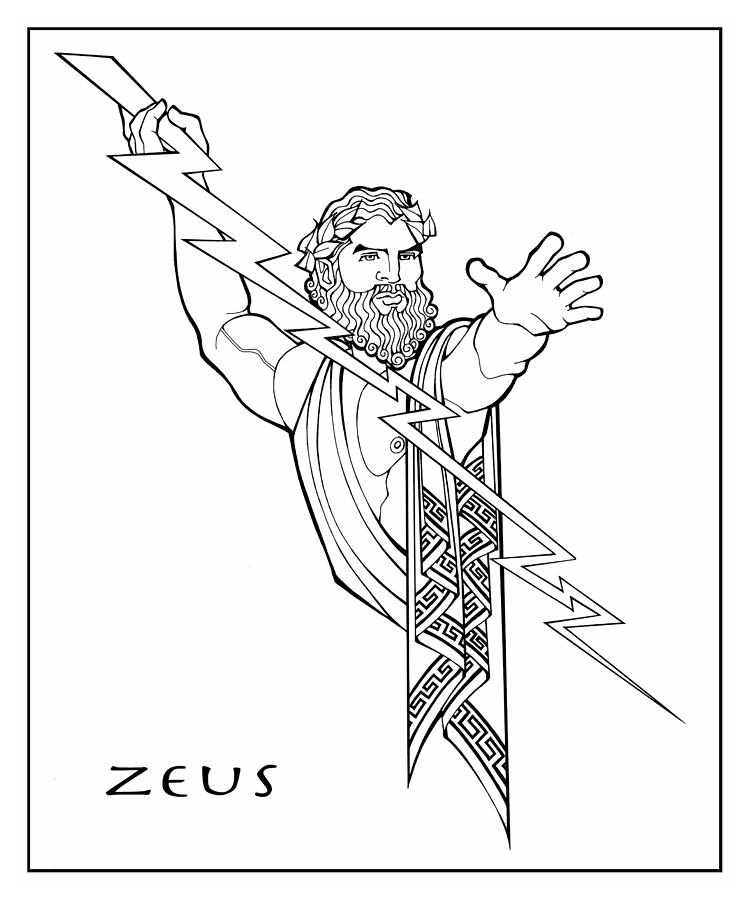 Coloring page: Greek Mythology (Gods and Goddesses) #109802 - Free Printable Coloring Pages