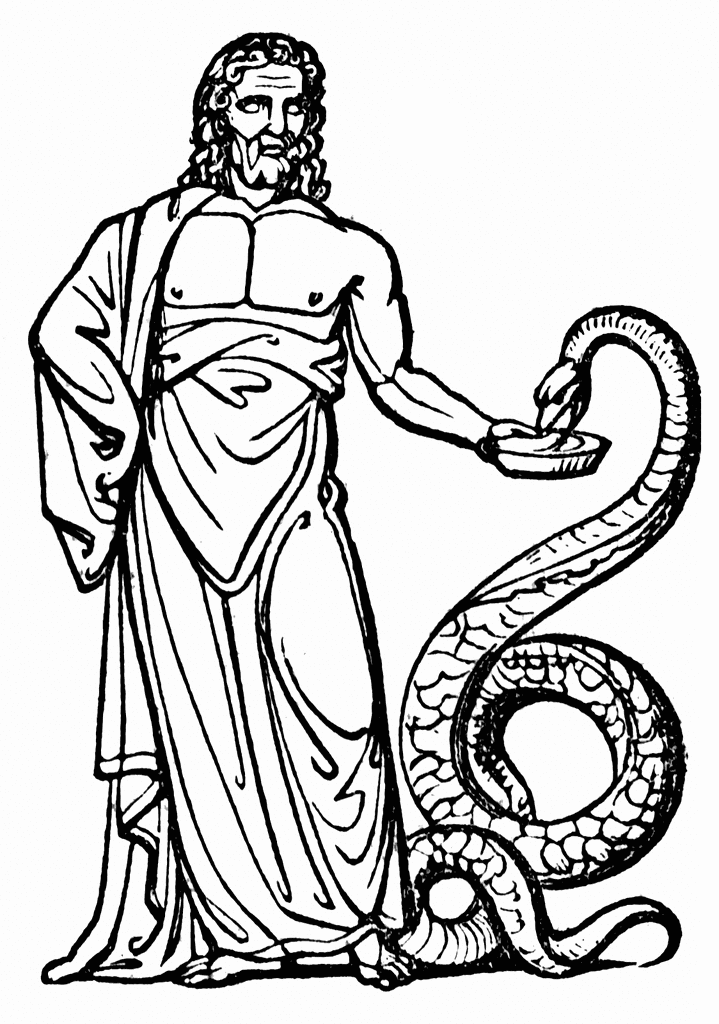 Coloring page: Greek Mythology (Gods and Goddesses) #109844 - Free Printable Coloring Pages
