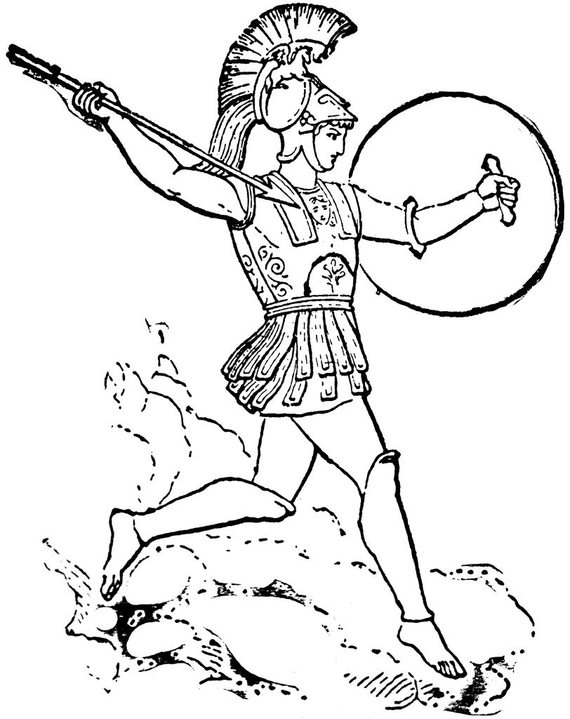 Coloring page: Greek Mythology (Gods and Goddesses) #109849 - Free Printable Coloring Pages