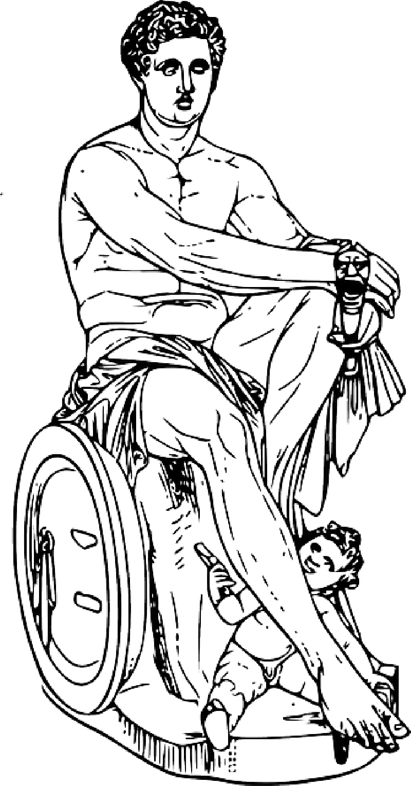 Coloring page: Greek Mythology (Gods and Goddesses) #109854 - Free Printable Coloring Pages