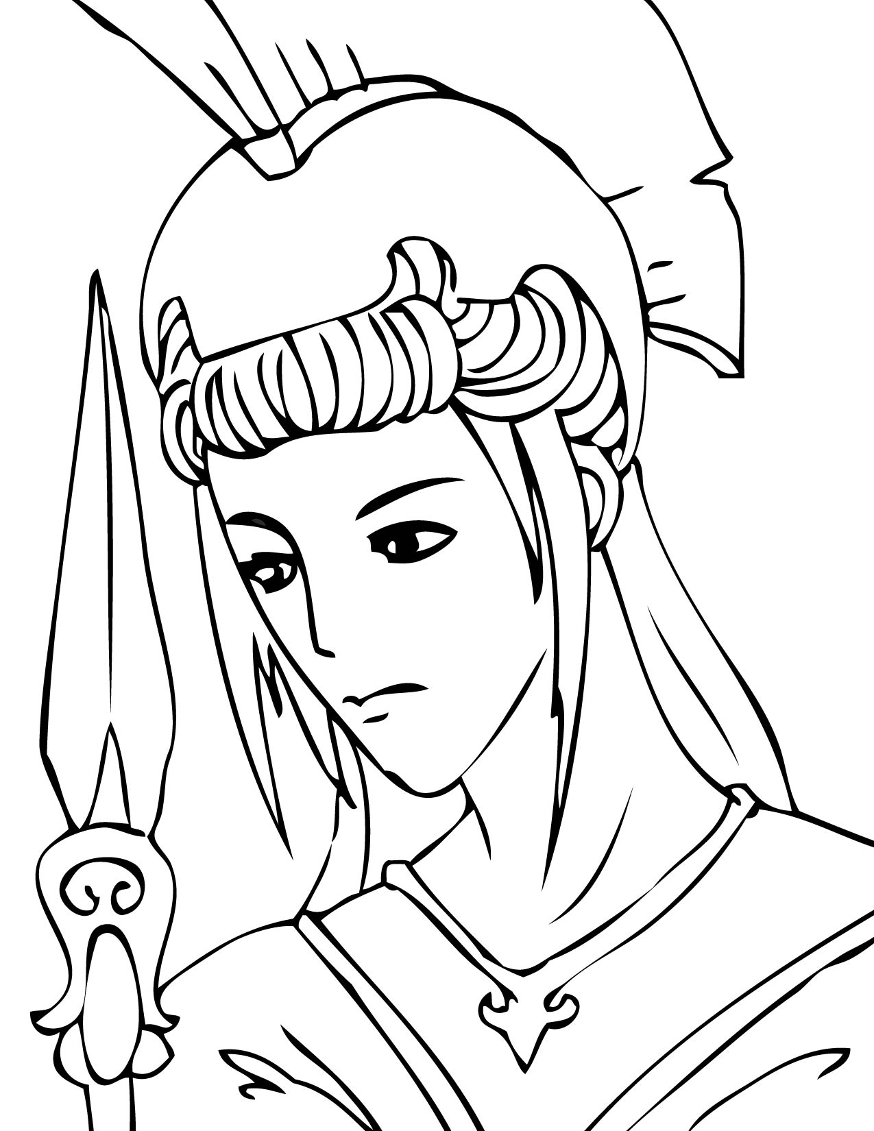 Coloring page: Greek Mythology (Gods and Goddesses) #109860 - Free Printable Coloring Pages