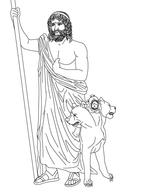 Coloring page: Greek Mythology (Gods and Goddesses) #109904 - Free Printable Coloring Pages