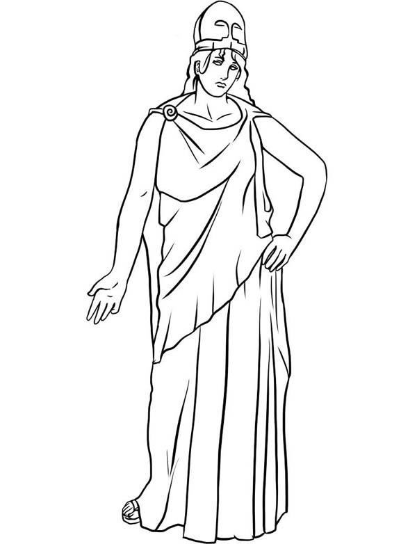 Coloring page: Greek Mythology (Gods and Goddesses) #109964 - Printable coloring pages