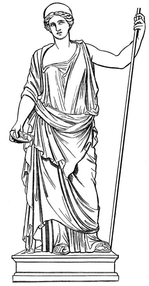 Coloring page: Greek Mythology (Gods and Goddesses) #109969 - Free Printable Coloring Pages
