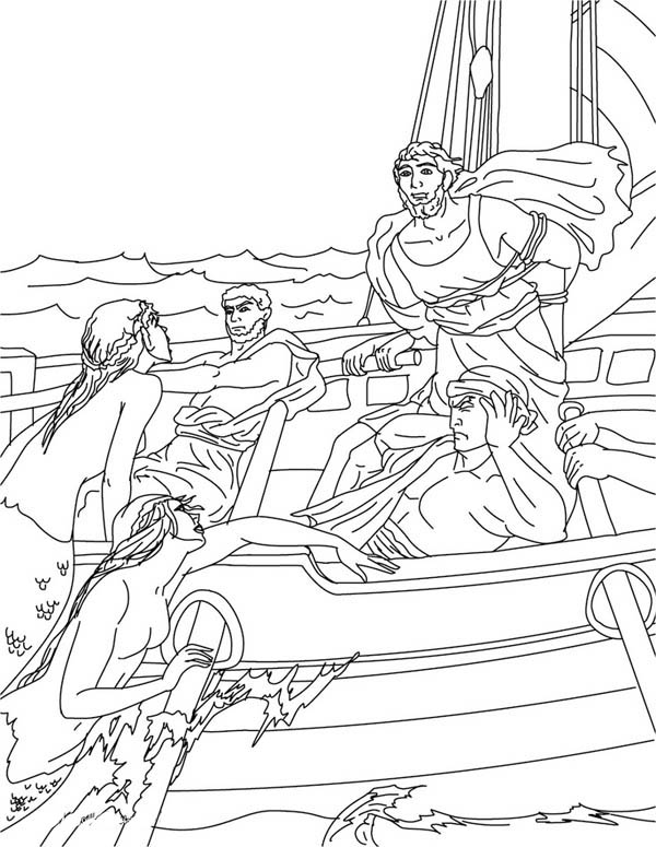 Coloring page: Greek Mythology (Gods and Goddesses) #109995 - Printable coloring pages