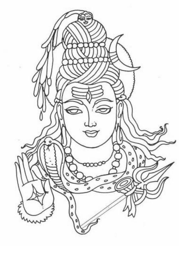 Coloring page: Hindu Mythology (Gods and Goddesses) #109217 - Printable coloring pages