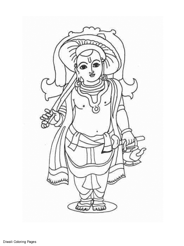 Coloring page: Hindu Mythology (Gods and Goddesses) #109235 - Printable coloring pages