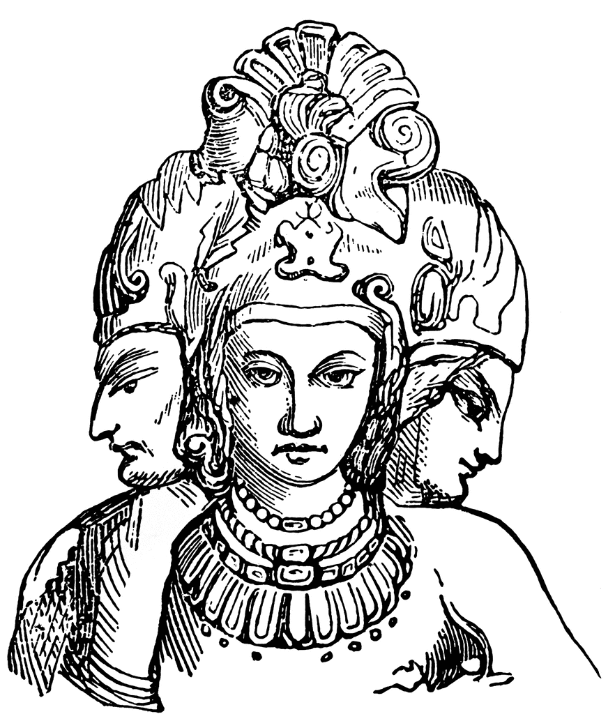 Coloring page: Hindu Mythology (Gods and Goddesses) #109241 - Printable coloring pages