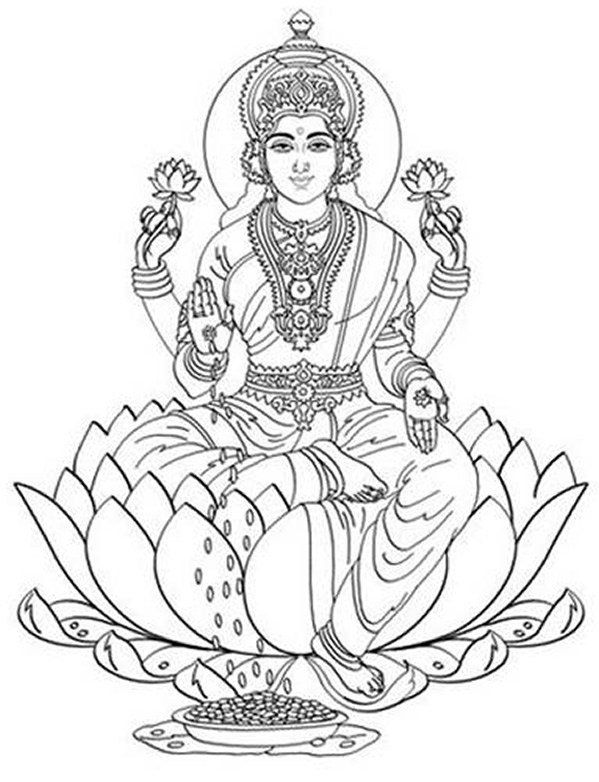 Drawing Hindu Mythology #109269 (Gods and Goddesses) – Printable