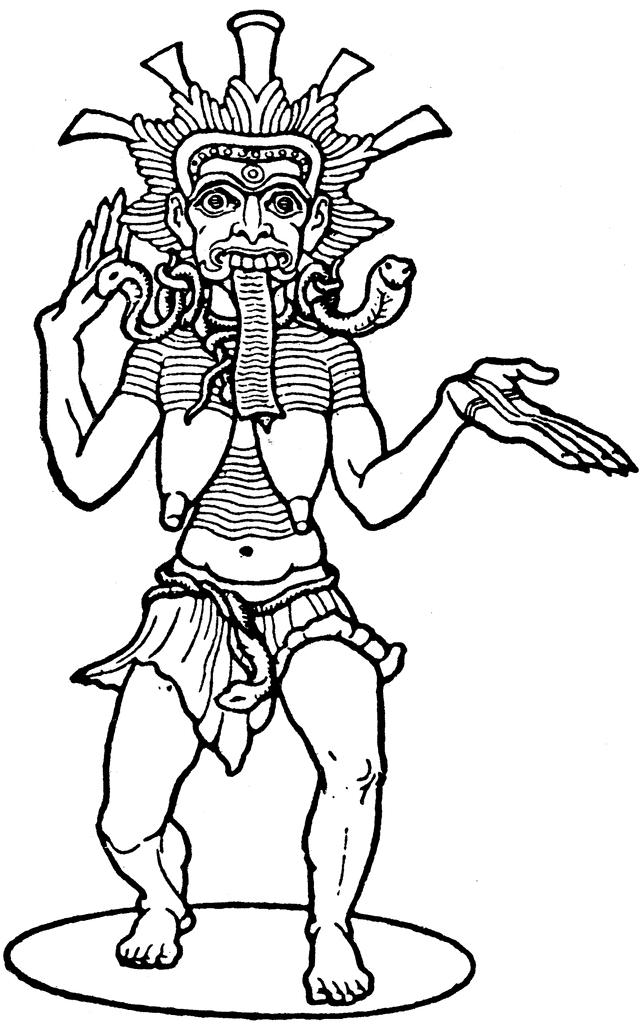 Coloring page: Hindu Mythology (Gods and Goddesses) #109320 - Printable coloring pages