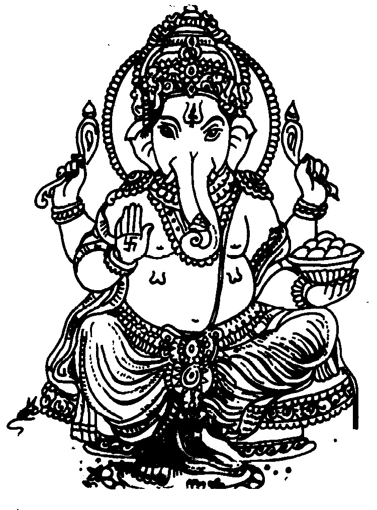 Coloring page: Hindu Mythology (Gods and Goddesses) #109334 - Printable coloring pages
