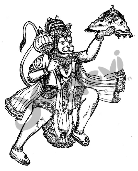 Coloring page: Hindu Mythology (Gods and Goddesses) #109351 - Free Printable Coloring Pages