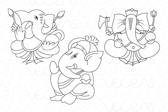 Coloring page: Hindu Mythology (Gods and Goddesses) #109365 - Free Printable Coloring Pages