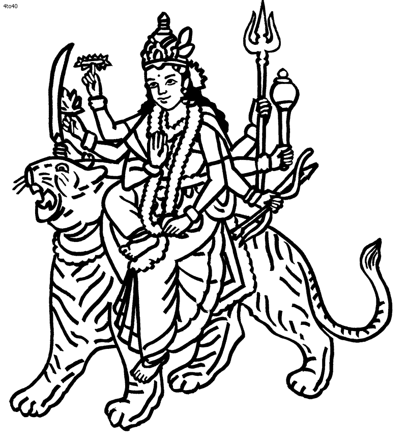 Drawing Hindu Mythology #109397 (Gods and Goddesses) – Printable