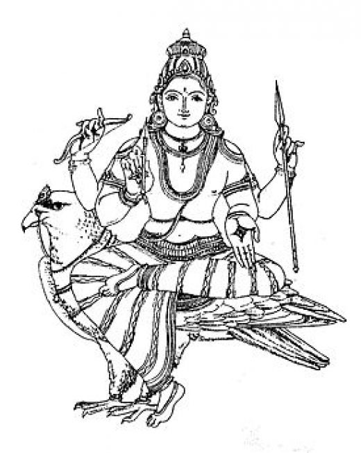 Coloring page: Hindu Mythology (Gods and Goddesses) #109419 - Printable coloring pages