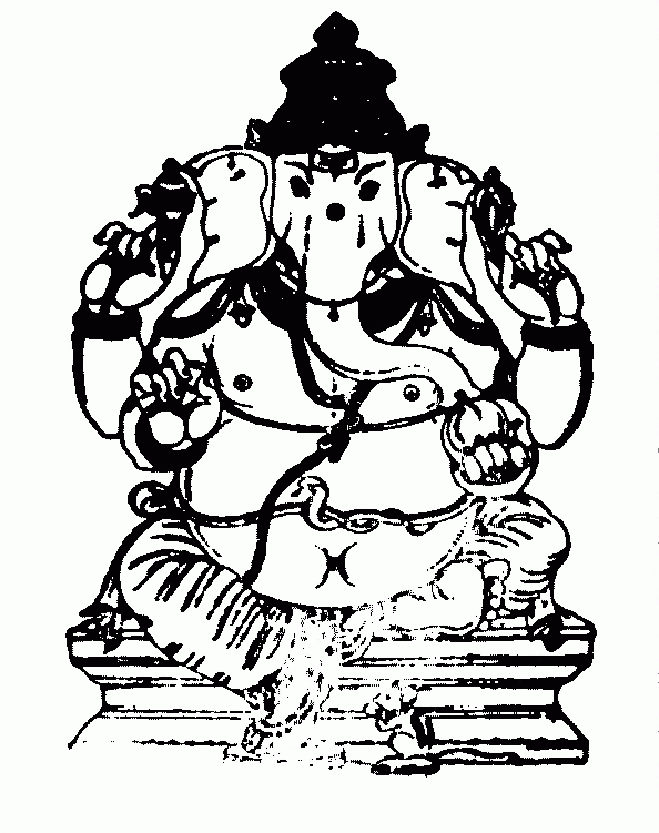 Coloring page: Hindu Mythology (Gods and Goddesses) #109493 - Free Printable Coloring Pages