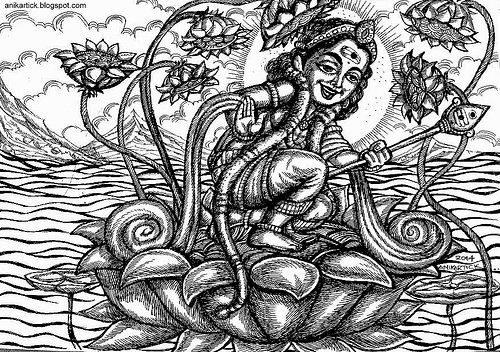 Coloring page: Hindu Mythology (Gods and Goddesses) #109497 - Free Printable Coloring Pages