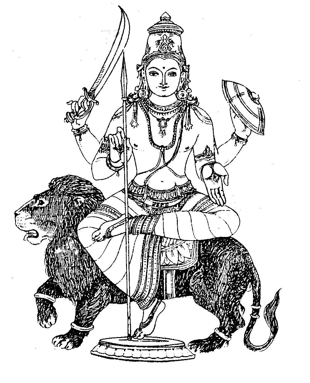 Coloring page: Hindu Mythology (Gods and Goddesses) #109514 - Printable coloring pages