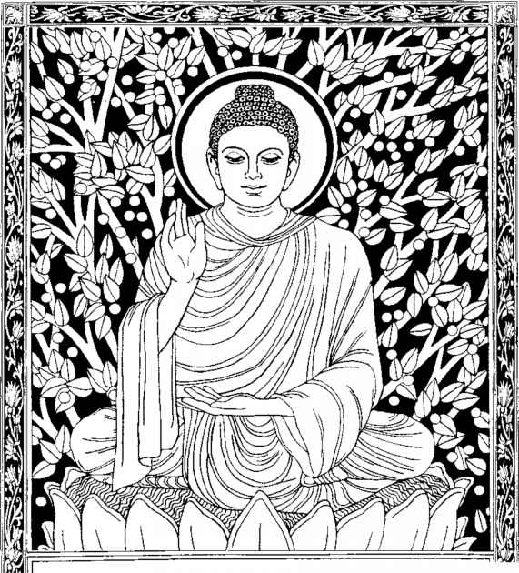 Coloring page: Hindu Mythology: Buddha (Gods and Goddesses) #89504 - Free Printable Coloring Pages