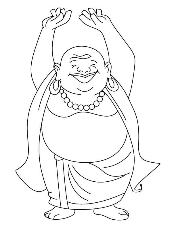 Coloring page: Hindu Mythology: Buddha (Gods and Goddesses) #89564 - Free Printable Coloring Pages