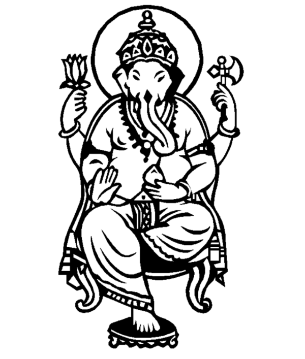 Coloring page: Hindu Mythology: Ganesh (Gods and Goddesses) #96889 - Printable coloring pages