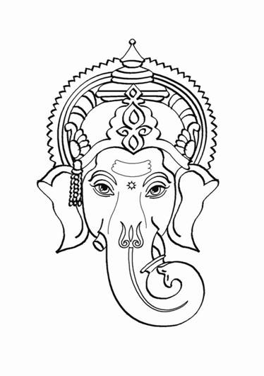 Drawings Hindu Mythology Ganesh Gods And Goddesses Printable 