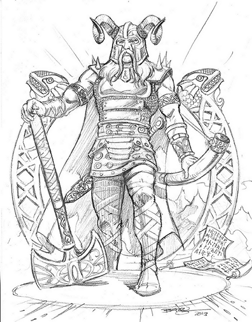 Coloring page: Norse Mythology (Gods and Goddesses) #110438 - Free Printable Coloring Pages