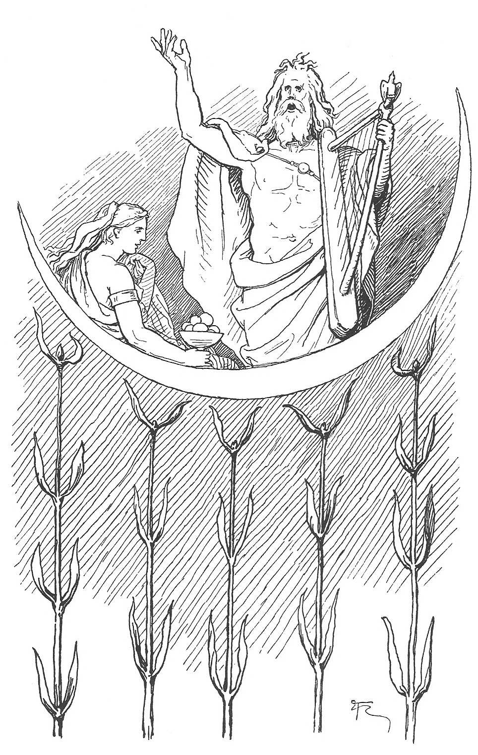 Coloring page: Norse Mythology (Gods and Goddesses) #110462 - Free Printable Coloring Pages