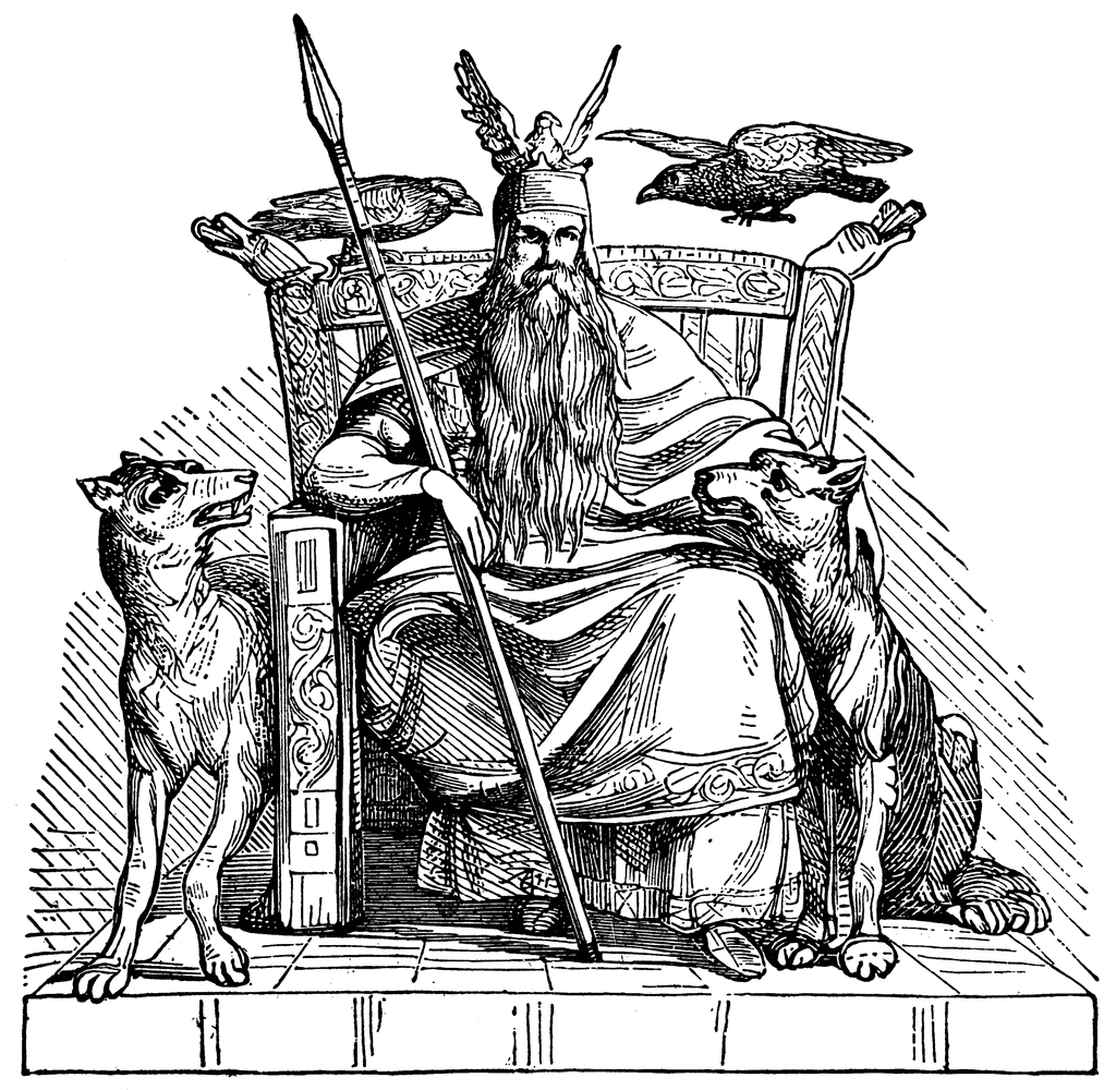 Coloring page: Norse Mythology (Gods and Goddesses) #110518 - Free Printable Coloring Pages